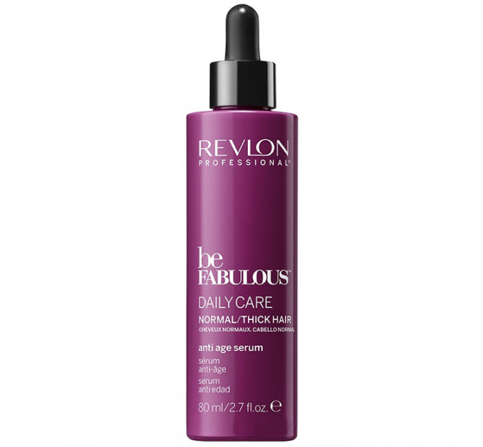 Антивозрастная сыворотка для нормальных и густых волос Revlon Professional Be Fabulous Anti Age Serum 